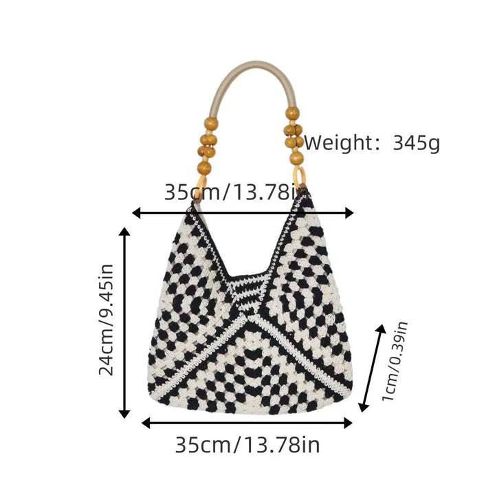 Handbag with Bohemian crochet look Stornfield