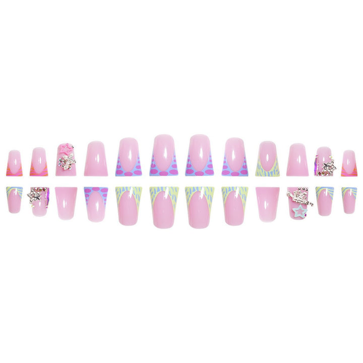 Decorative 3D Star-Embellished Nail Art Stornfield