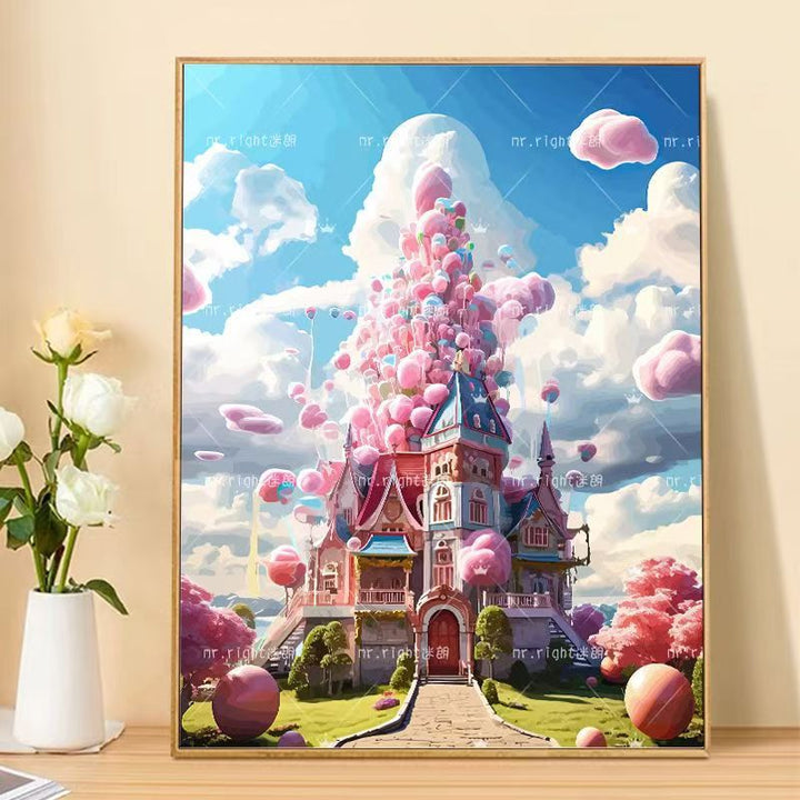 Whimsical Fantasy Landscape Art Canvas Stornfield
