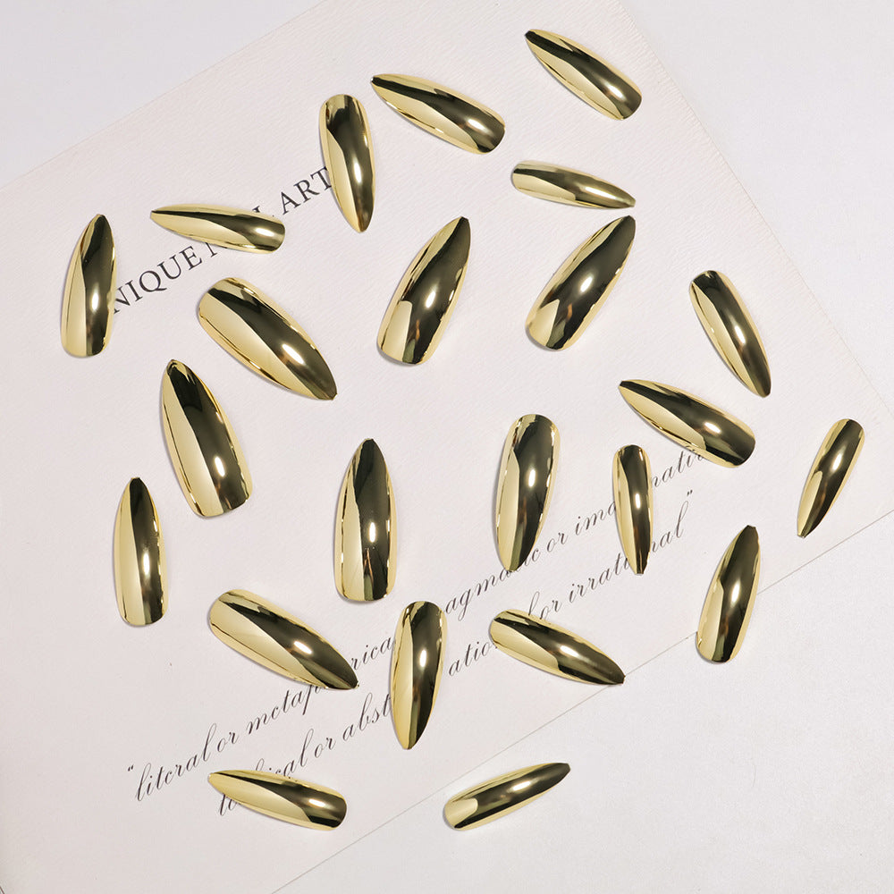 Extravagant Stiletto Press-On Nail Tips with Mirror Finish Stornfield