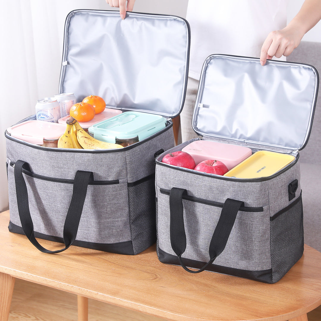Unisex cooler bag with flexible interior and carrying handles Stornfield