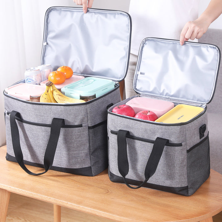 Unisex cooler bag with flexible interior and carrying handles Stornfield