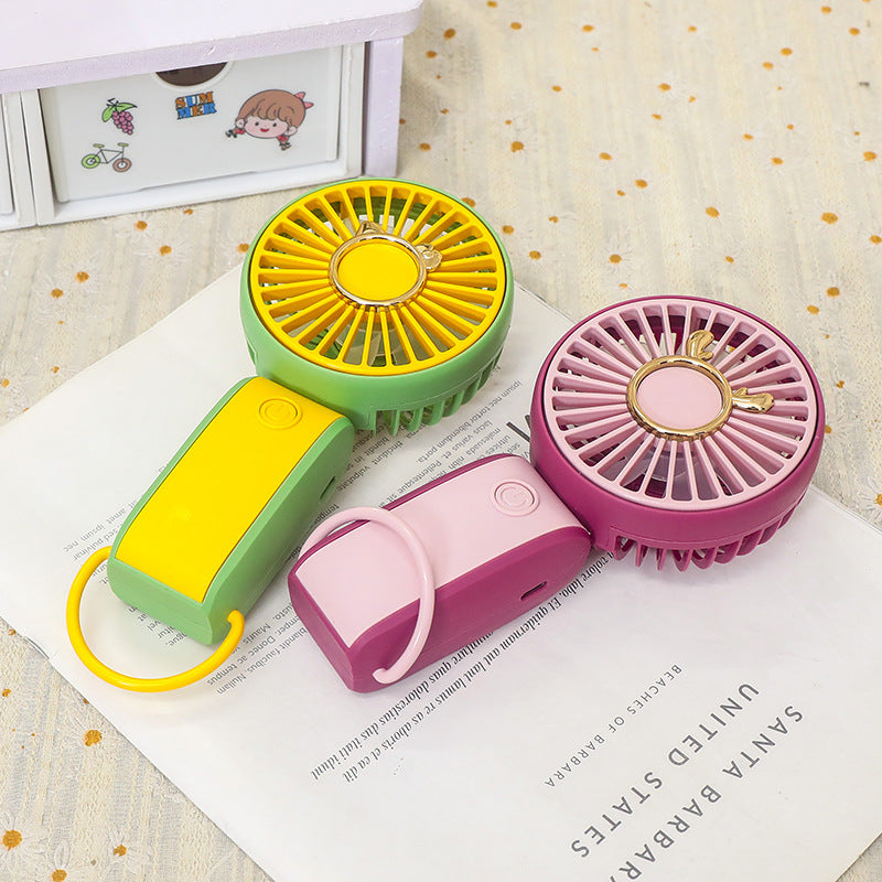 Ladies Portable Hand Fan in Cheerful Animal Design Stornfield