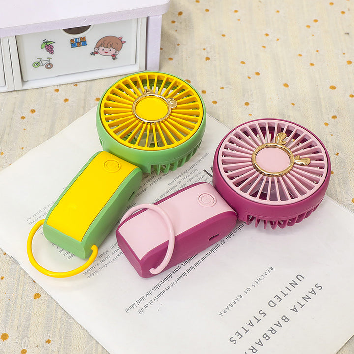 Ladies Portable Hand Fan in Cheerful Animal Design Stornfield