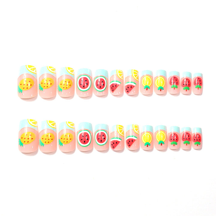 Fun Fruit-Themed Acrylic Nail Art Stornfield