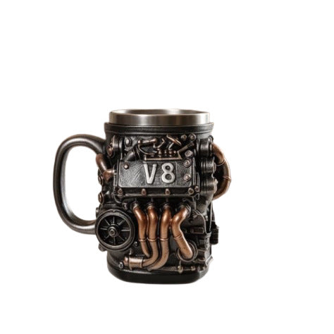 Coffee mug in V8 engine design Stornfield