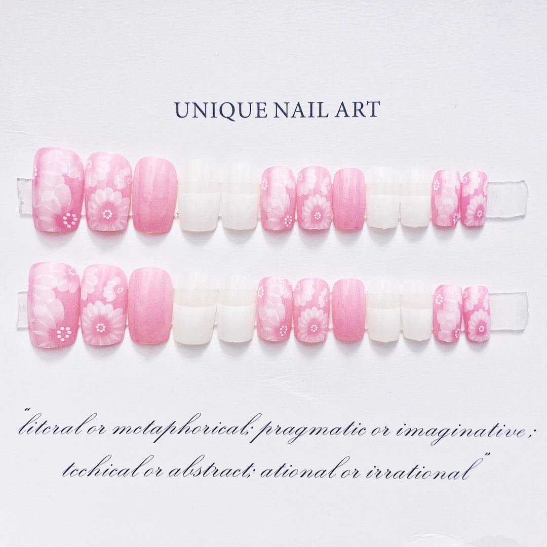 Floral Design Press-On Nails  1791804111