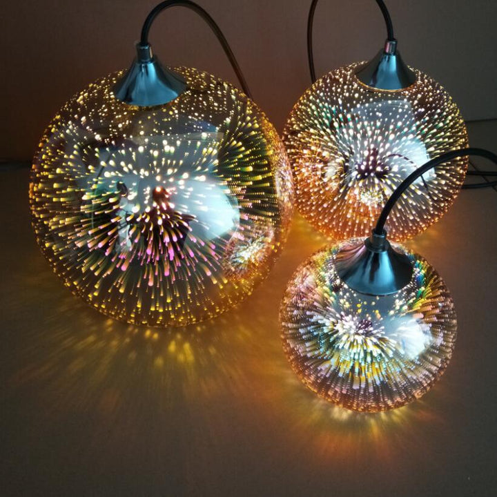 Decorative Sparkling Glass Pendant Light
