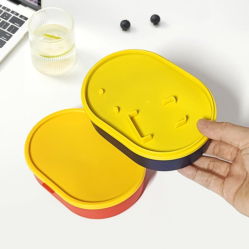 Fun-Themed Double-Layer Lunch Box