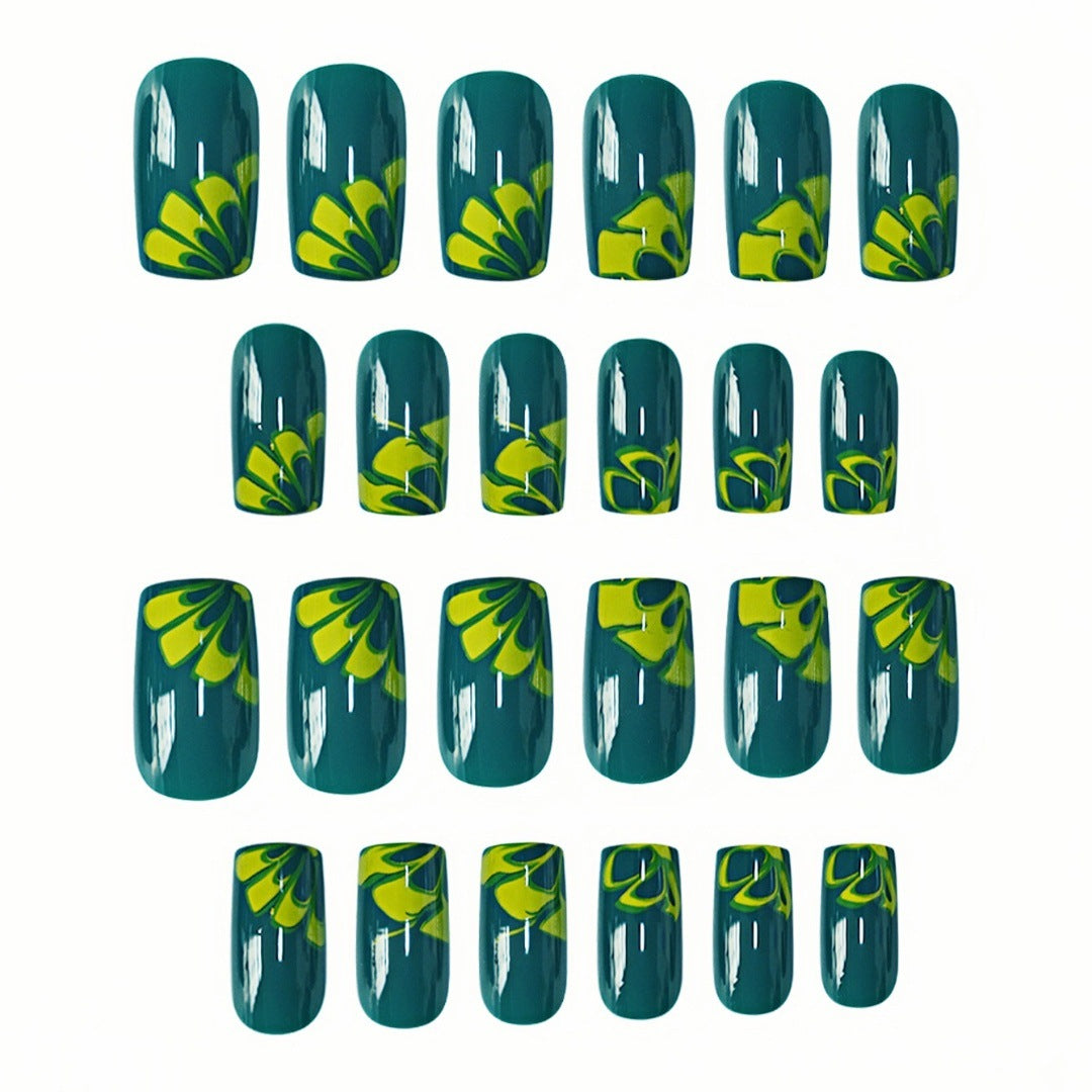Artistic Marble Effect Nail Art Extensions Stornfield