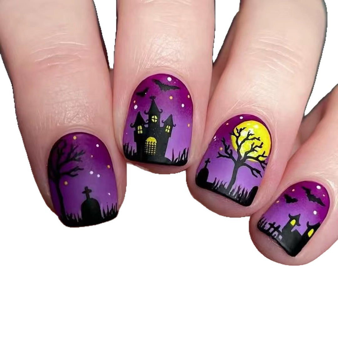 Artificial nails with creepy Halloween motif Stornfield