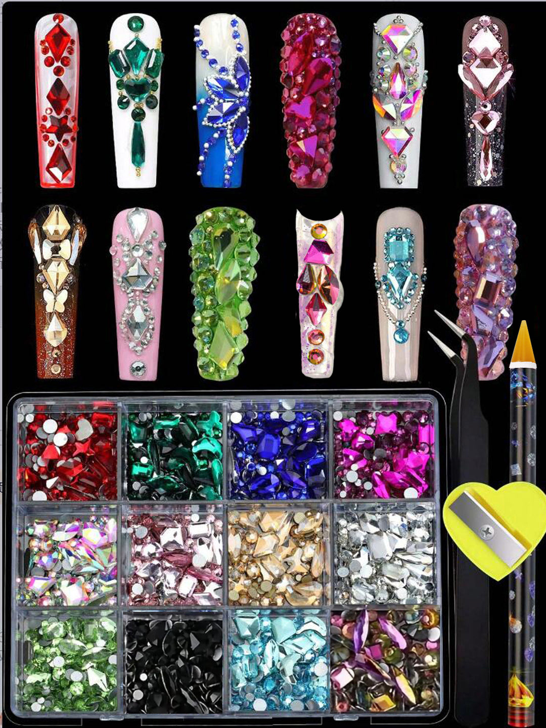 Decorative Nail Art Rhinestone Kit
