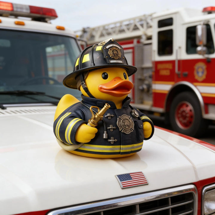 Decorative figure Fire brigade rubber duck Stornfield