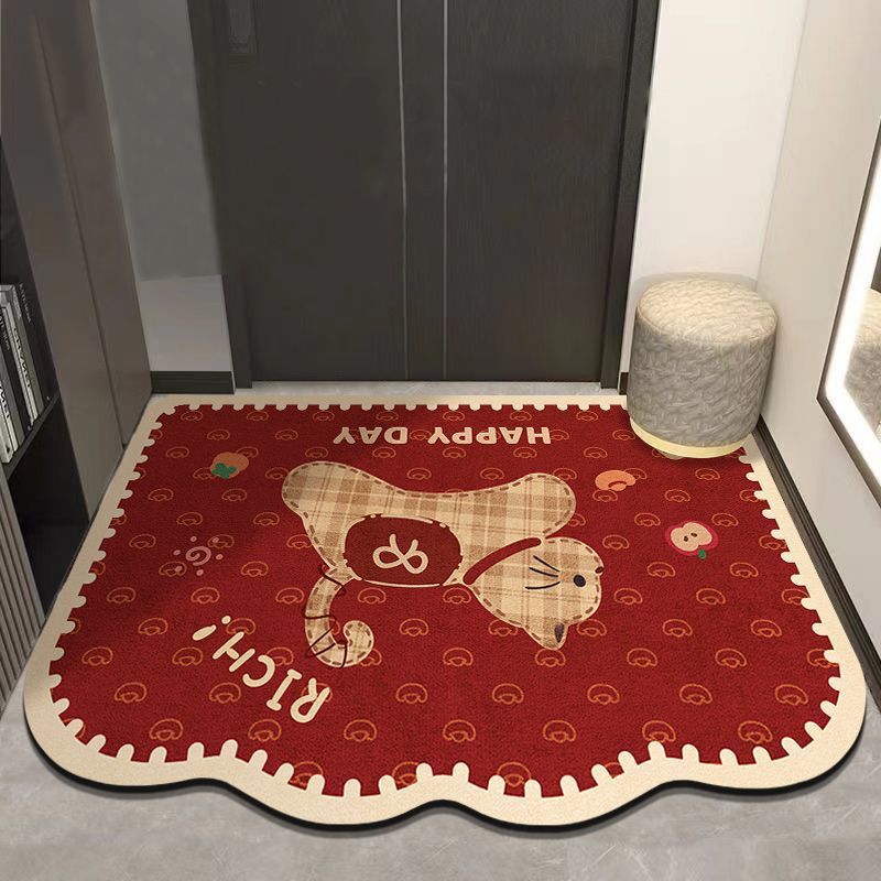 Cute Cat-Themed Entrance Mat