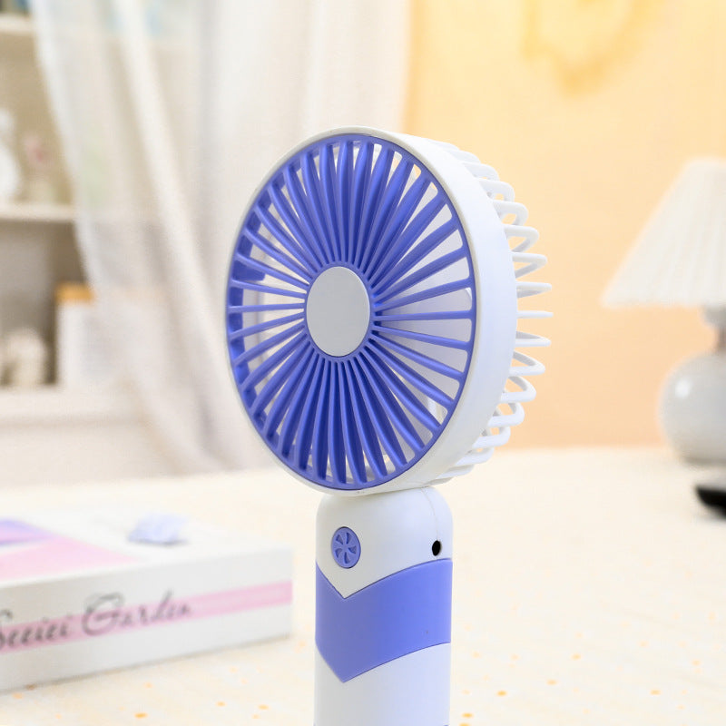 Women's Portable Tabletop Fan with USB Connection and Adjustable Tilt Angle Stornfield