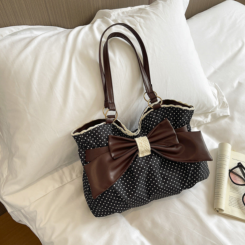 WoBow-Embellished Polka Dot Handbag Stornfield
