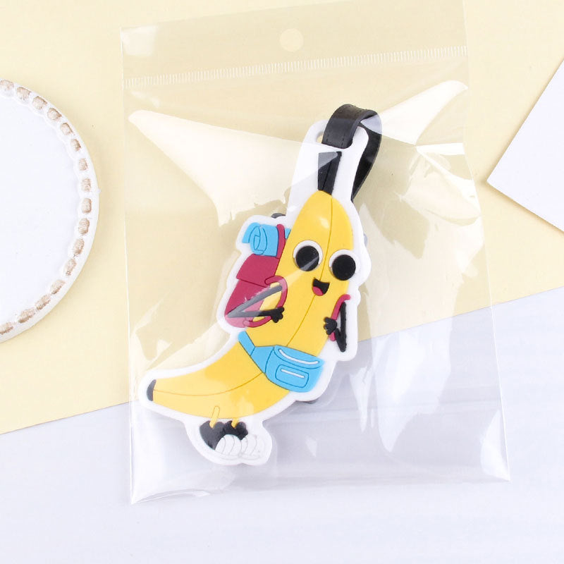 Fun Banana Character Luggage Tag Stornfield