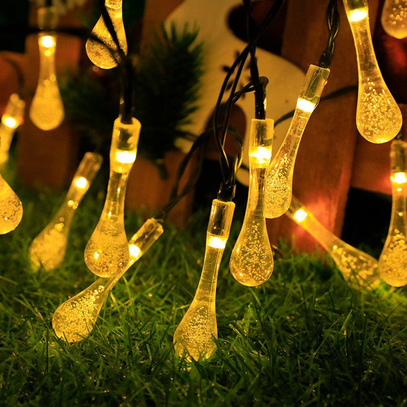 Globe LED String Lights With Waterproof Copper Wire And Textured Clear Bulbs Stornfield