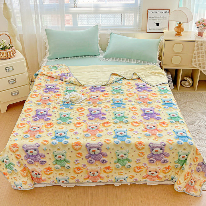 Floral Patterned Lightweight Quilt
