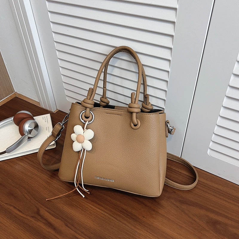 Textured Mini Handheld Tote Bag