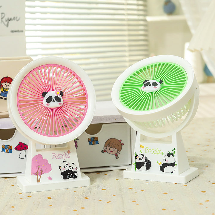 Ladies Portable Mini Fan with Cute Panda Design Stornfield