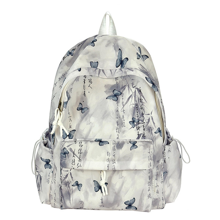 Artistic Butterfly Print Backpack Stornfield