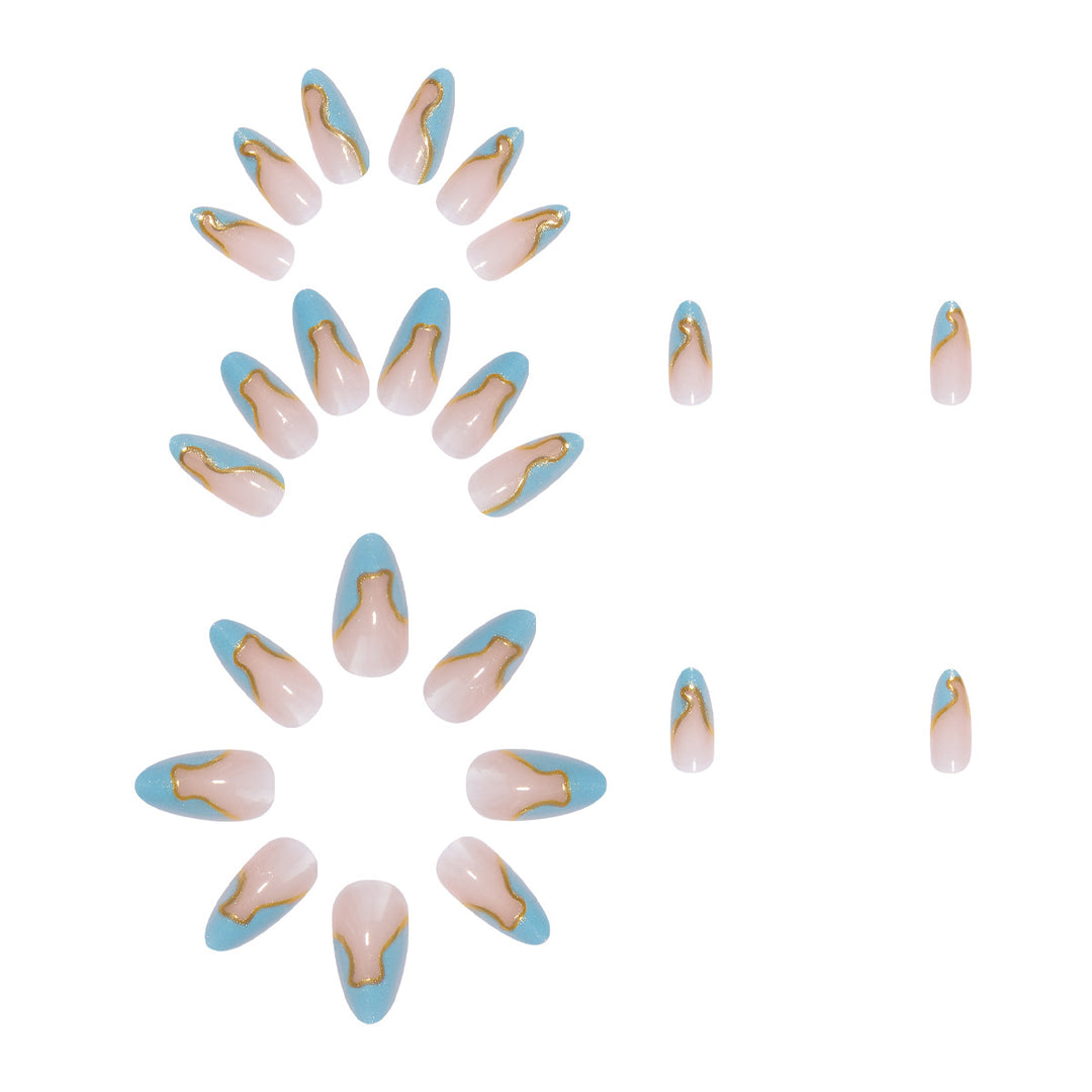 Elegant artificial nail tips with stylish design Stornfield