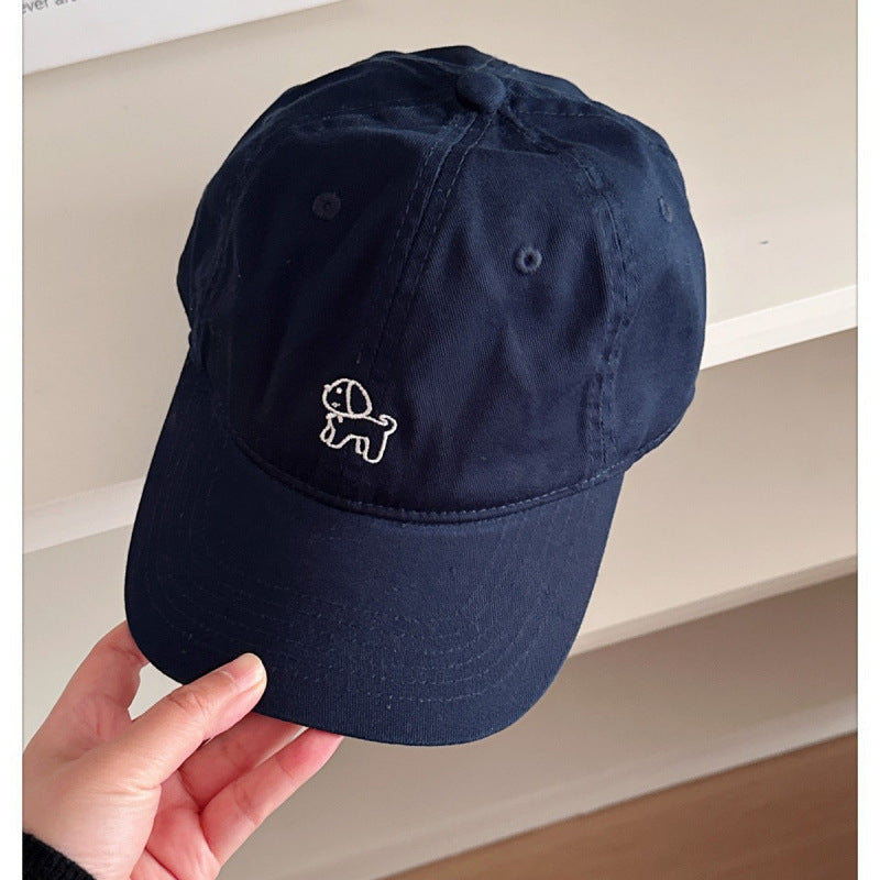 Women's Casual Embroidered Dog Baseball Cap Stornfield