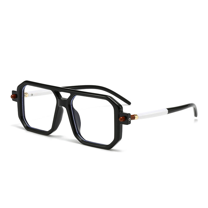 Women oversized rectangular glasses Stornfield