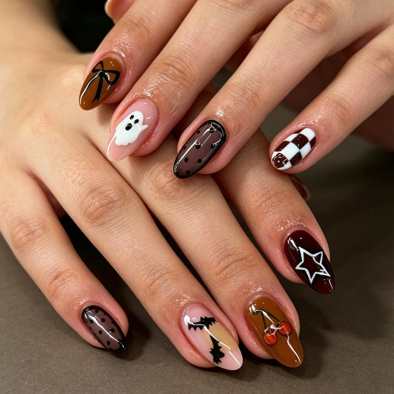 Creative Halloween Themed Press-On Nail Tips Stornfield