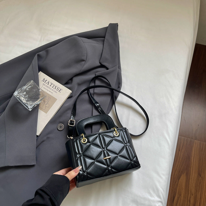 Quilted Mini Handbag with Dual Carry Options