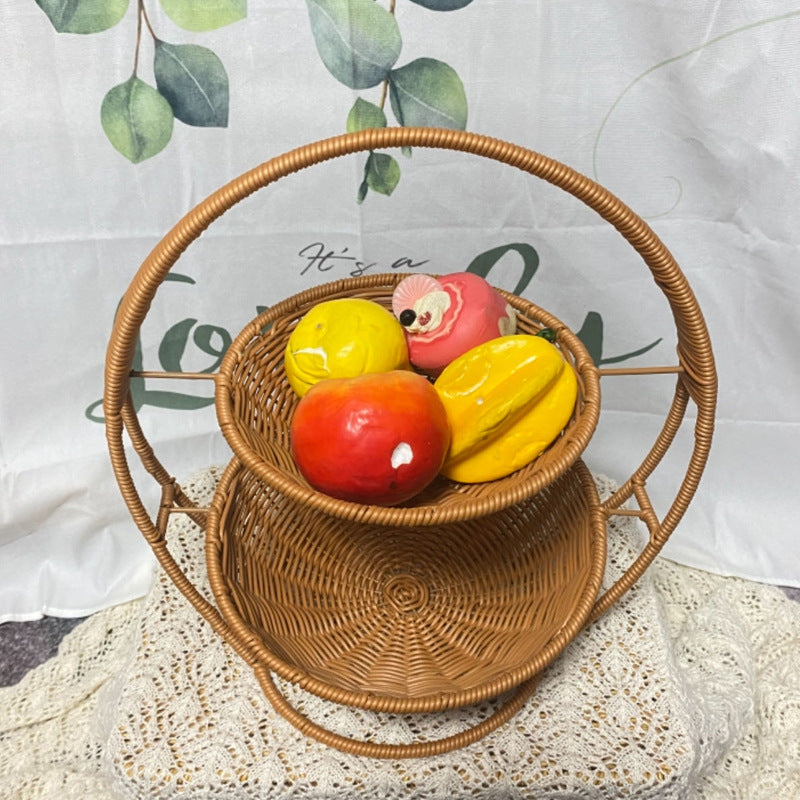 Ladies wickerware with two levels Stornfield