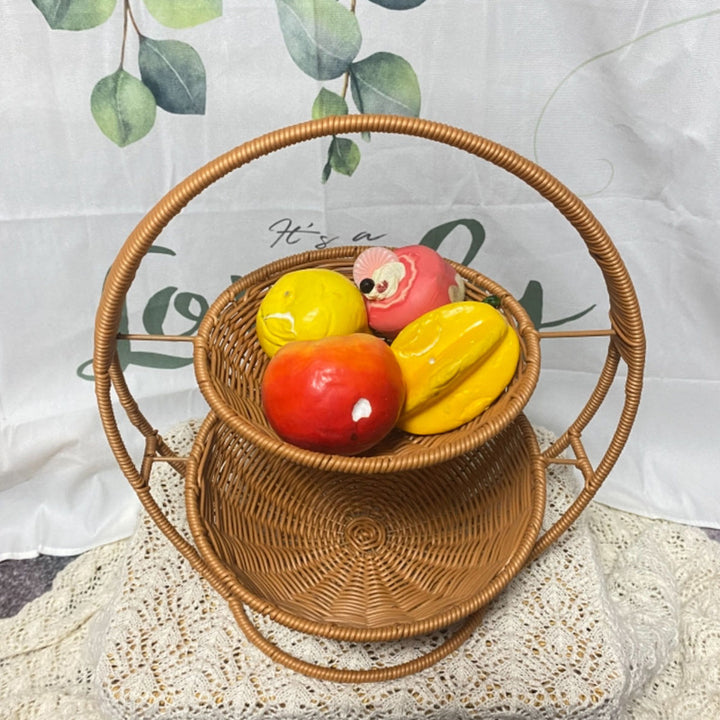 Ladies wickerware with two levels Stornfield