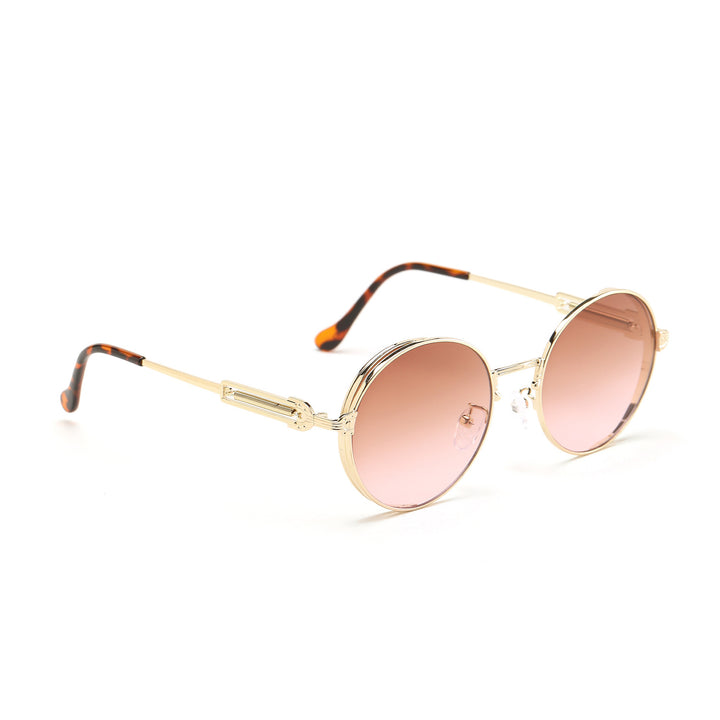 Women's round vintage sunglasses with exclusive metal frame Stornfield