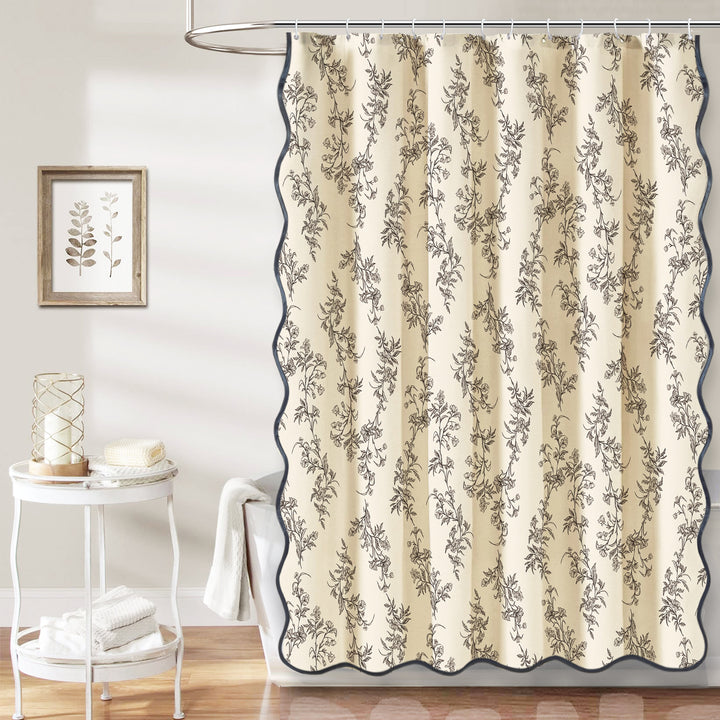 Floral Patterned Shower Curtain Stornfield