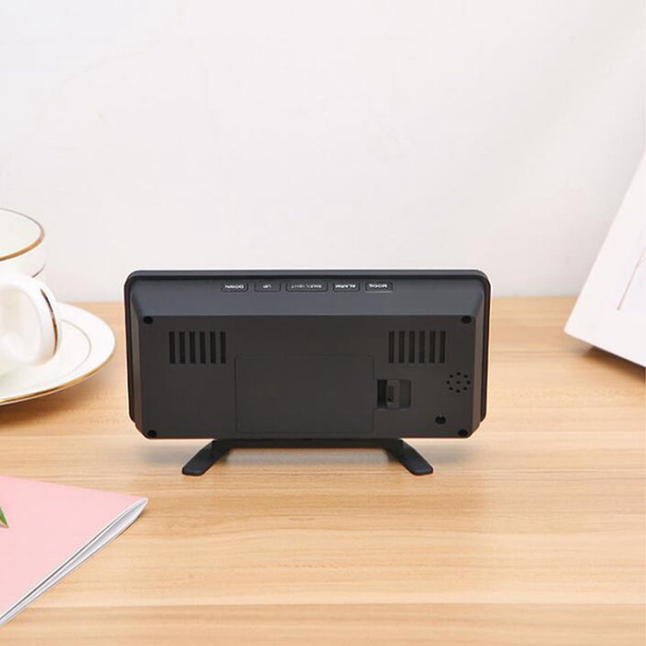 Digital alarm clock with mirror display and snooze function Stornfield