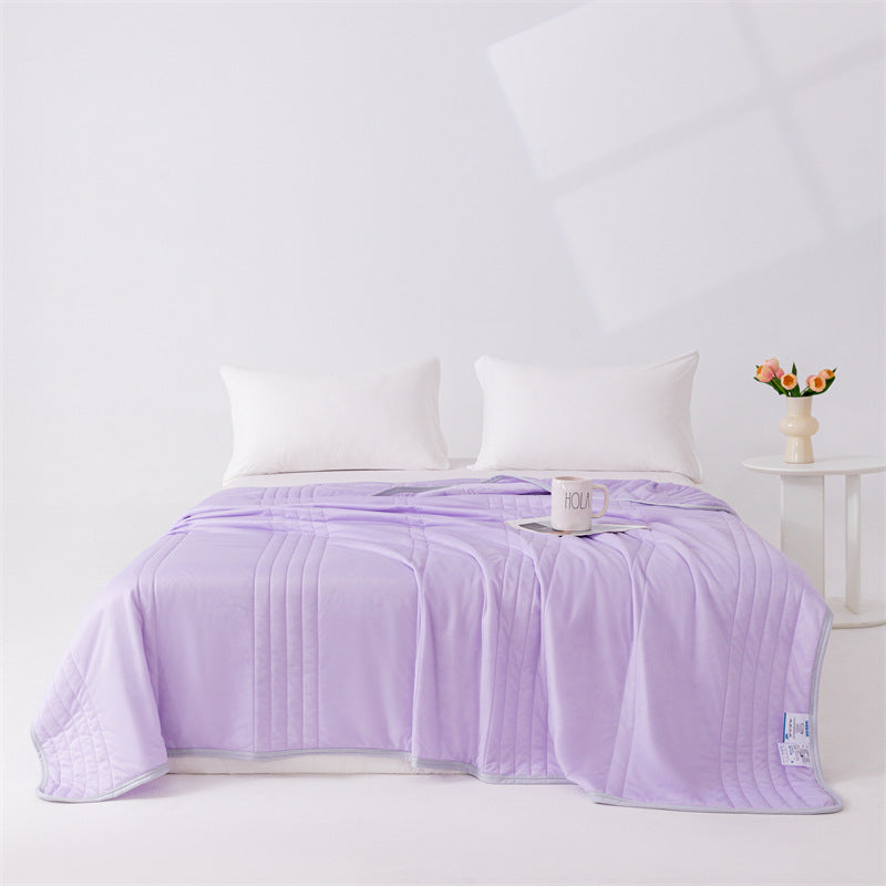 Cooling Ice Silk Summer Blanket – Lightweight, Washable, Soft Quilt for Babies & Adults | Stornfield