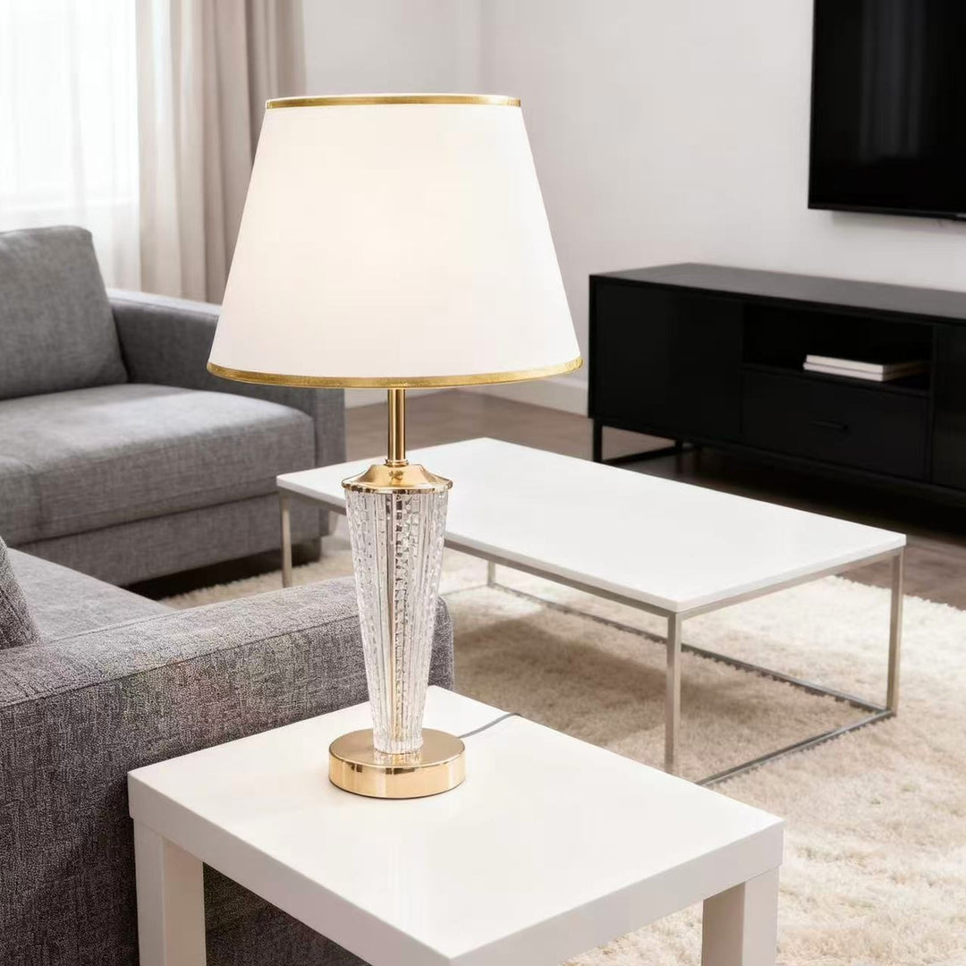 Elegant Crystal Accent Table Lamp