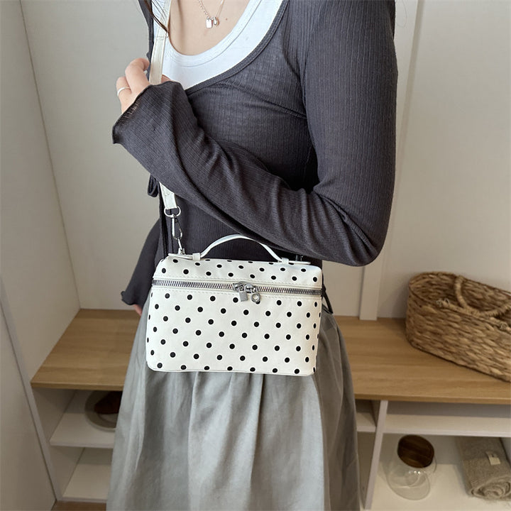 Stylish Polka Dot Makeup Organizer