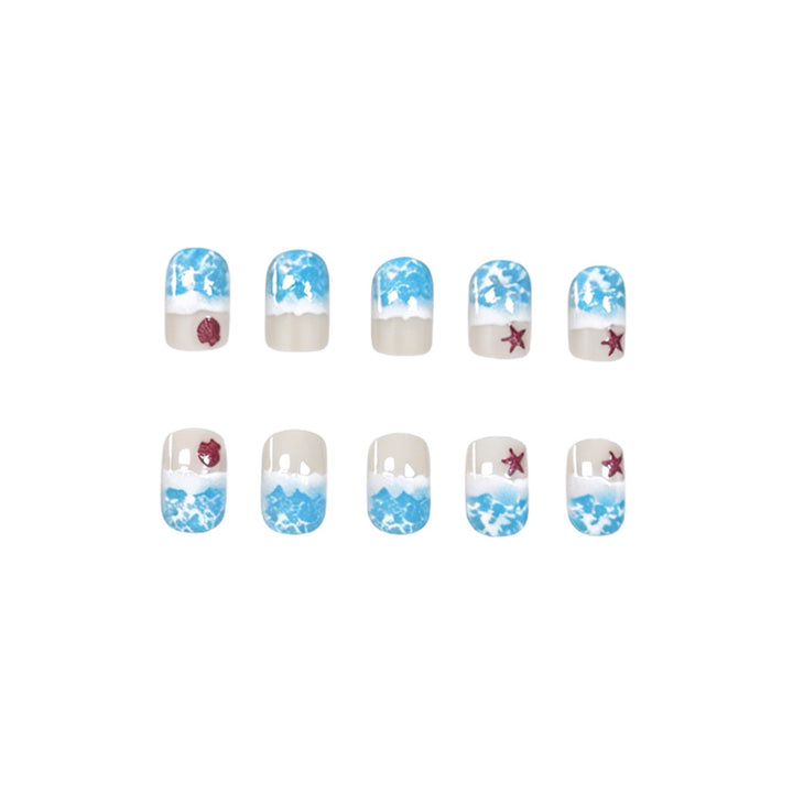Coastal Ocean-Inspired Nail Art Stornfield