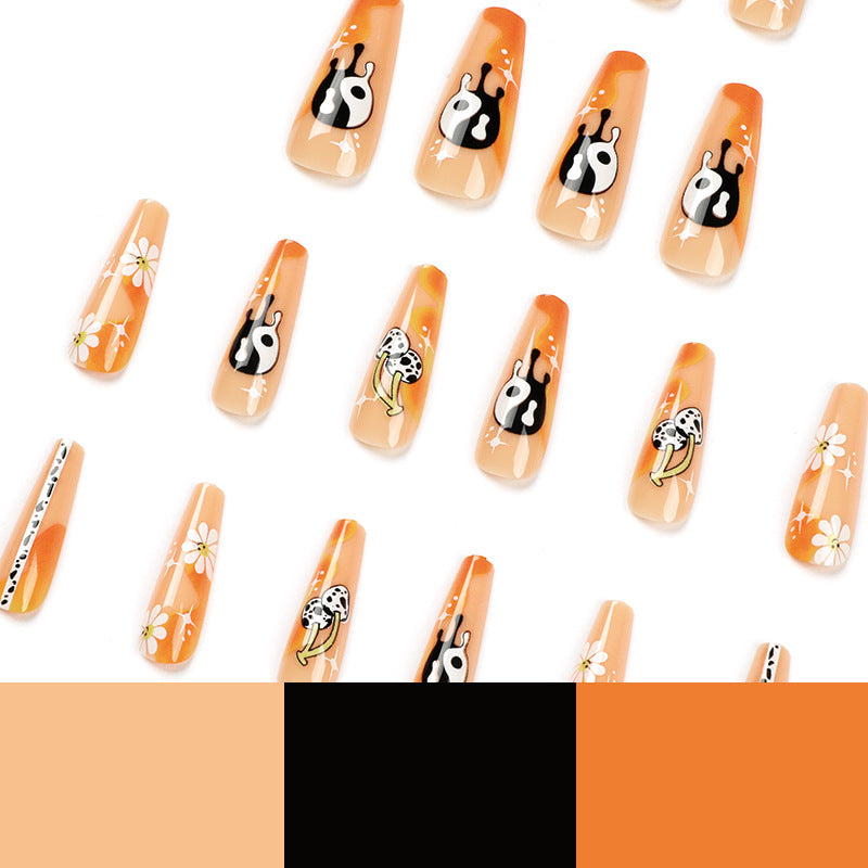 Artful acrylic nails with stylish patterns Stornfield