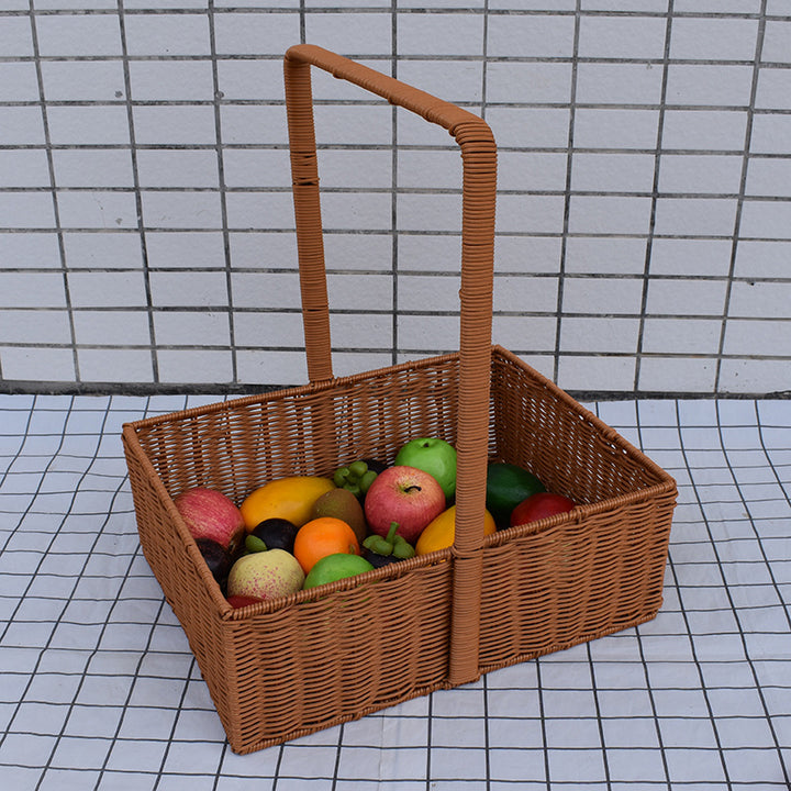 Multi-Functional Woven Storage Basket with Lid Stornfield
