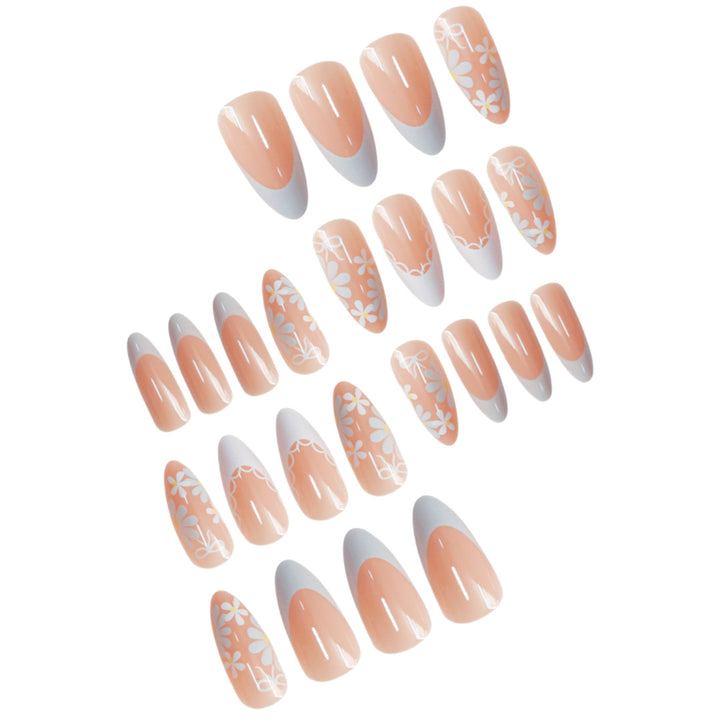 Floral Decorative Press-On Nails Stornfield