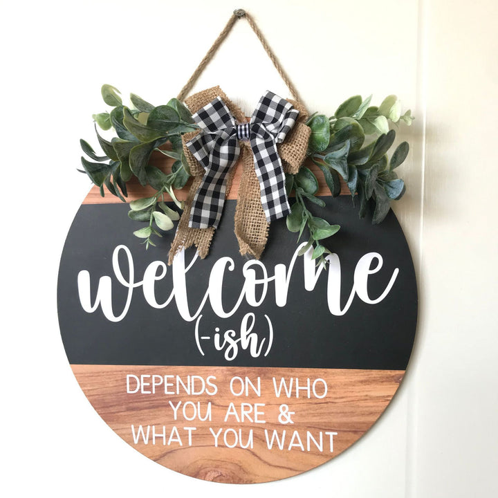Rustic Decorative Welcome Sign