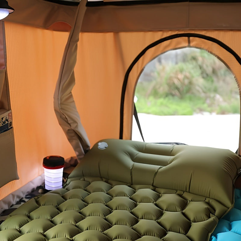 Inflatable Comfort Camping Mat With Ergonomic Air Cushions Stornfield