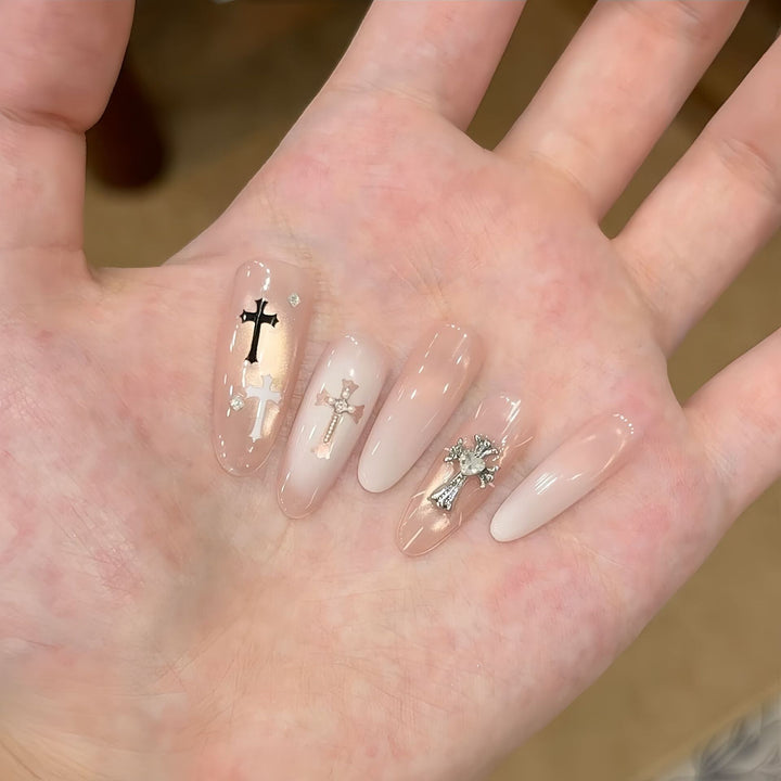 Elegant Artificial Nails with Creative Designs Stornfield