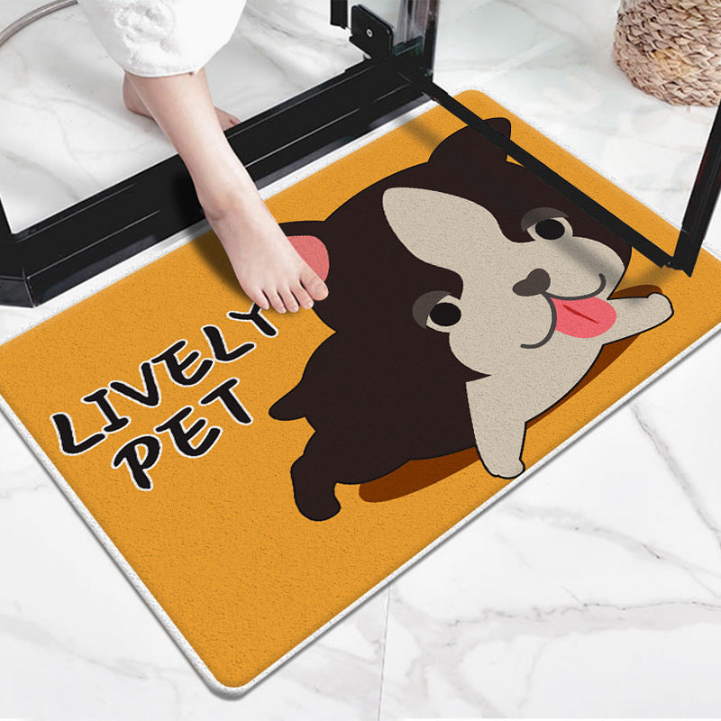 Cute Cartoon Dog-Themed Doormat Stornfield