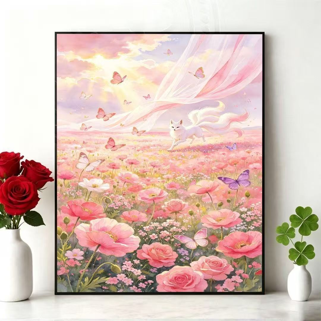 Dreamy Floral Fantasy Wall Art Stornfield