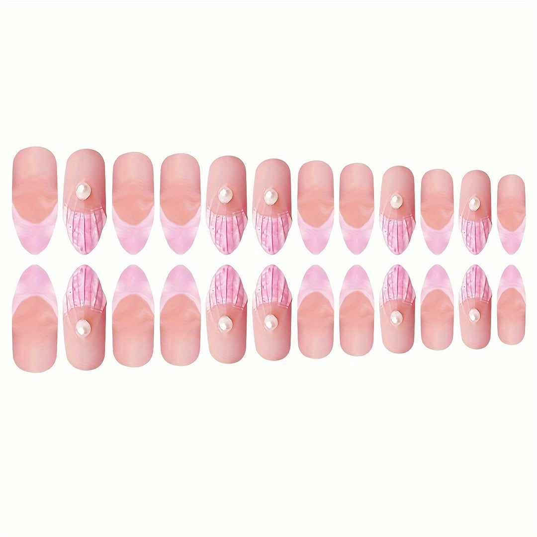 Floral Art Acrylic Nail Set Stornfield