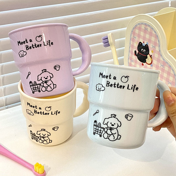 Ceramic mug with cute animal design Stornfield